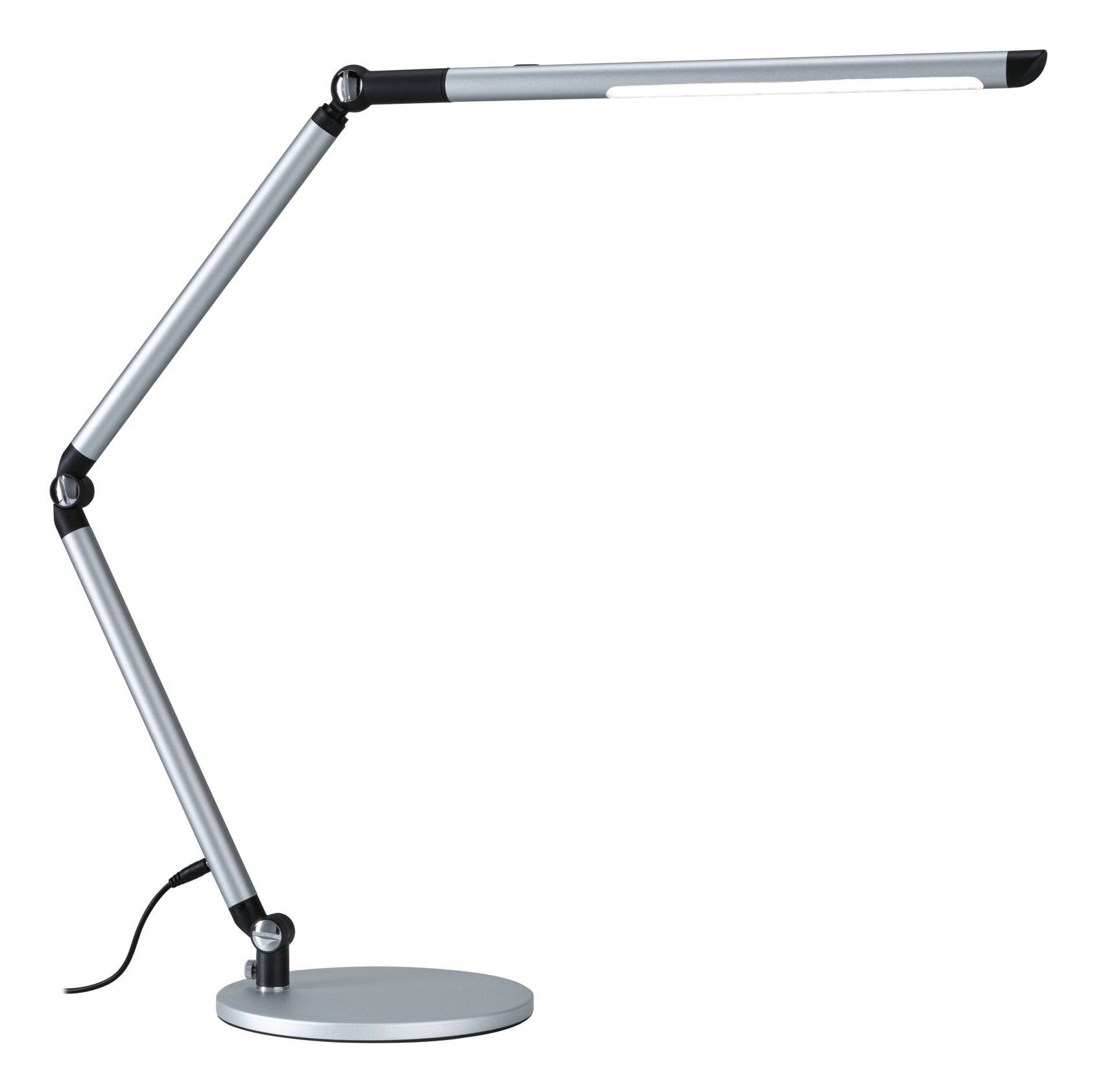 Paulmann Tischleuchte FlexBar – 72,5 × 19 × 36,2 cm, 1000 lm, 9,5 W, 3000–6500 K, dimmbar, silber