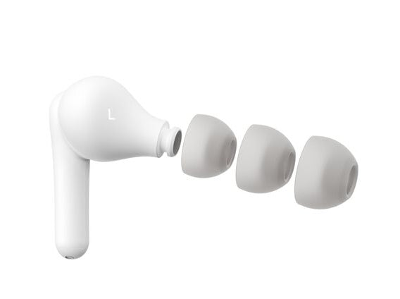 Belkin SoundForm Rhythm – True Wireless In-Ear Kopfhörer – Bluetooth, ANC, IPX5 – Weiss – bis 28 h