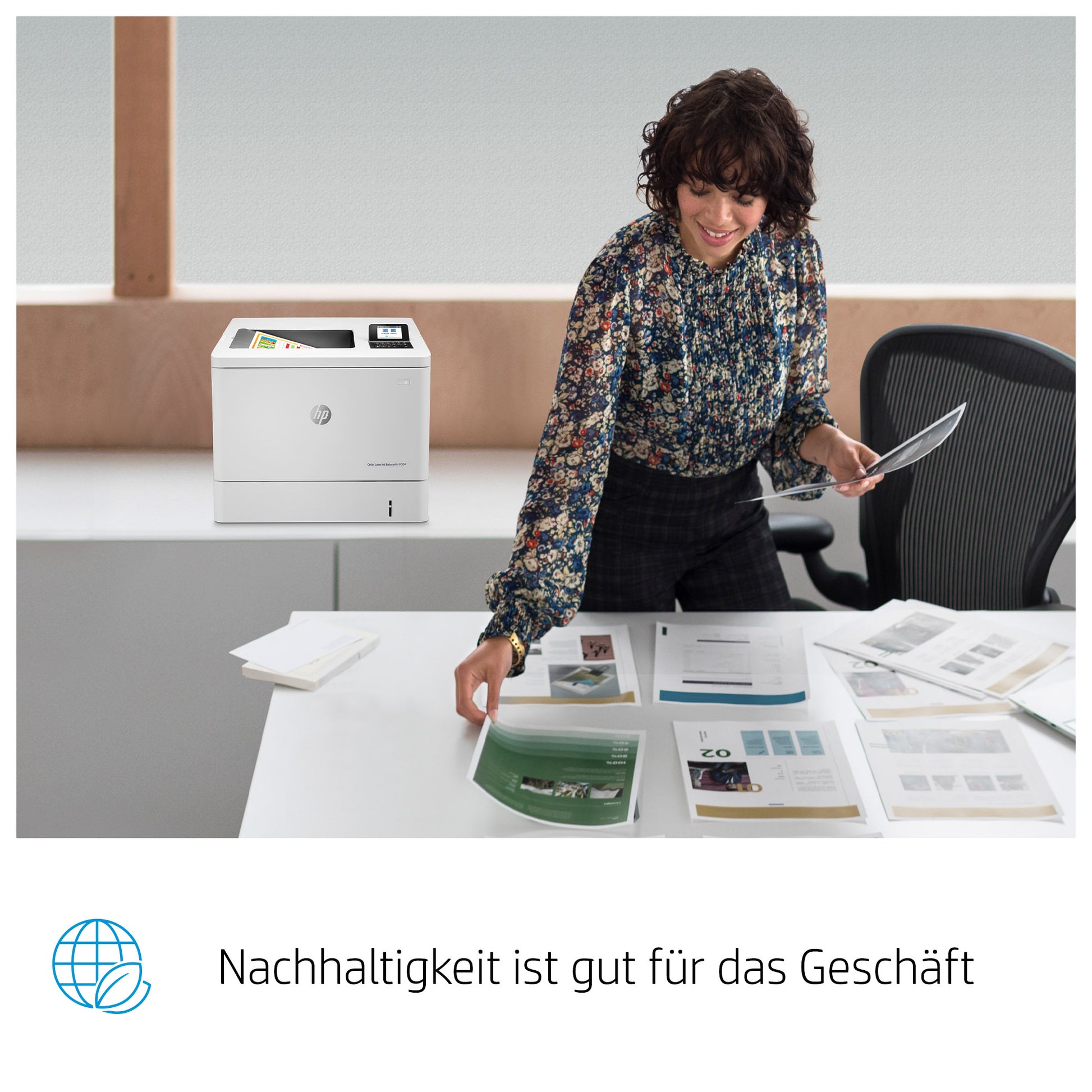 HP Color LaserJet Enterprise M554dn – A4, Farbe, Duplex, 33 S./Min., 1200 × 1200 dpi, LAN/USB