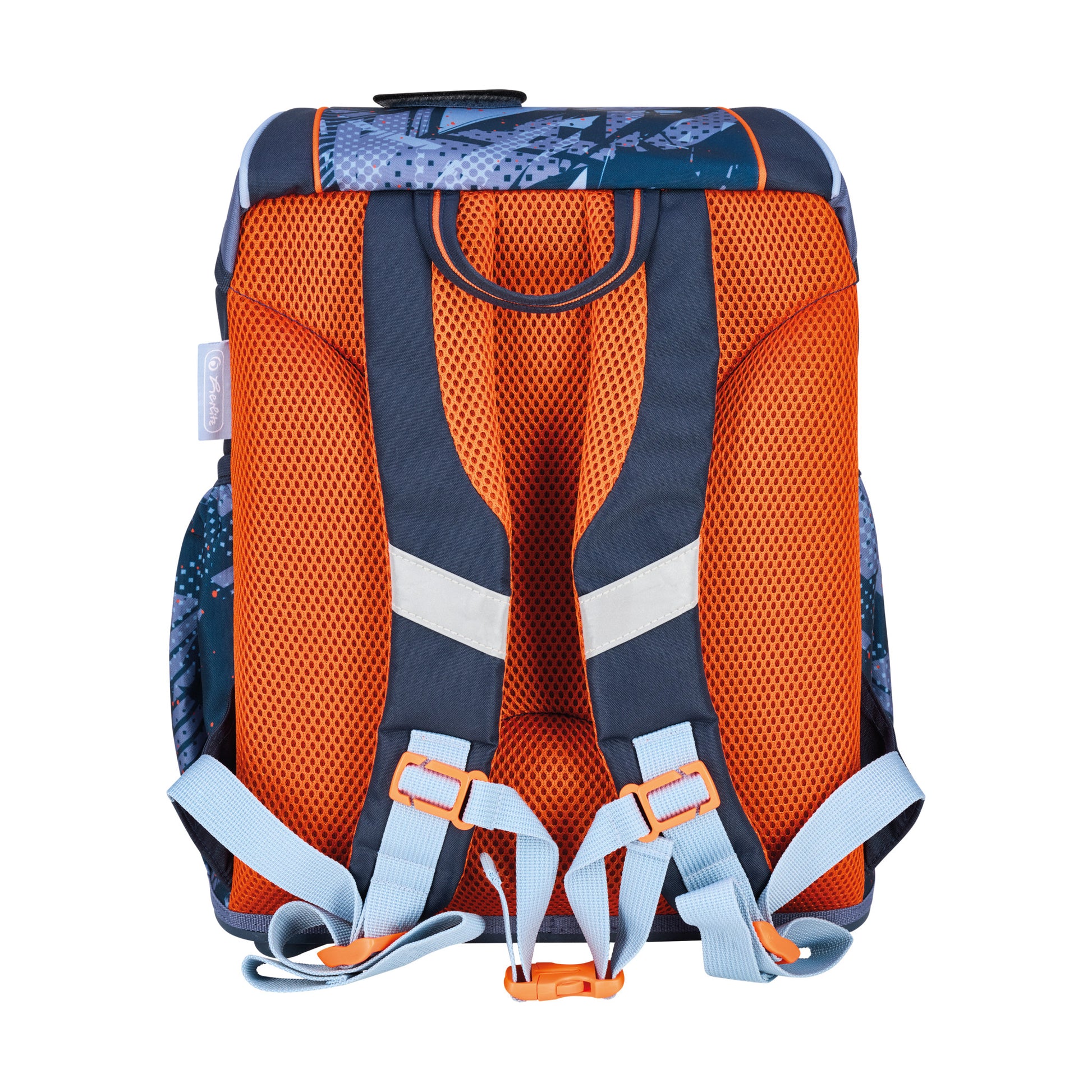 Herlitz UltraLight Plus – Schulrucksack-Set 4-teilig, Tech Mech, 16 l, 28×36×21 cm