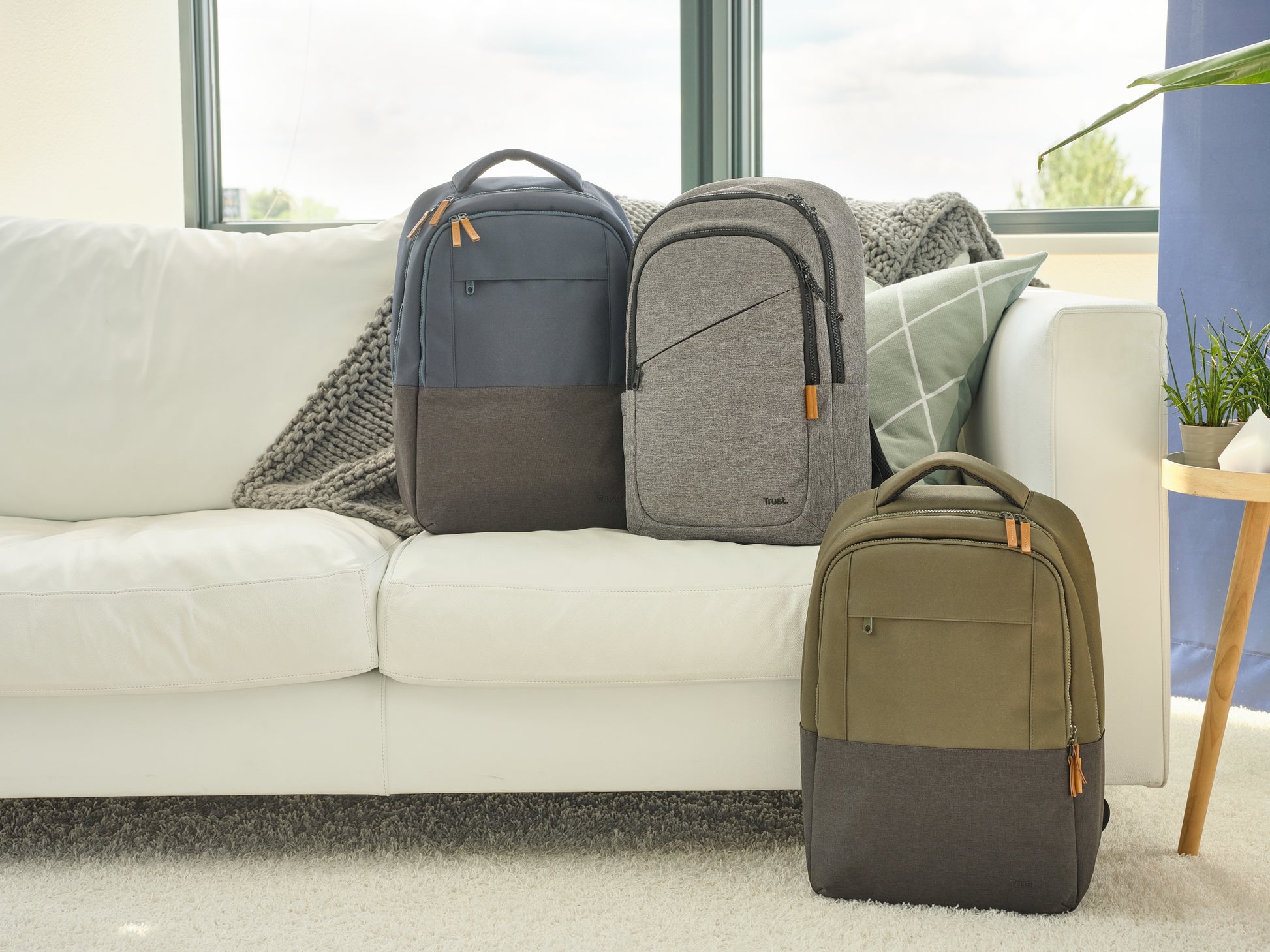 Trust Avana – Notebook-Rucksack – für 16"-Notebook, 20 l, rPET, grau