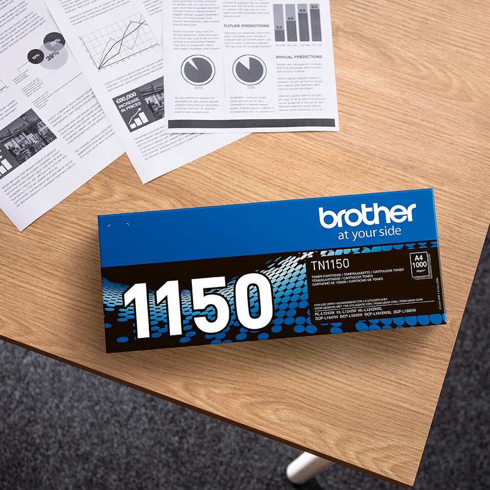 Brother Toner TN-1150 – schwarz, 1000 Seiten – für HL-L1240W