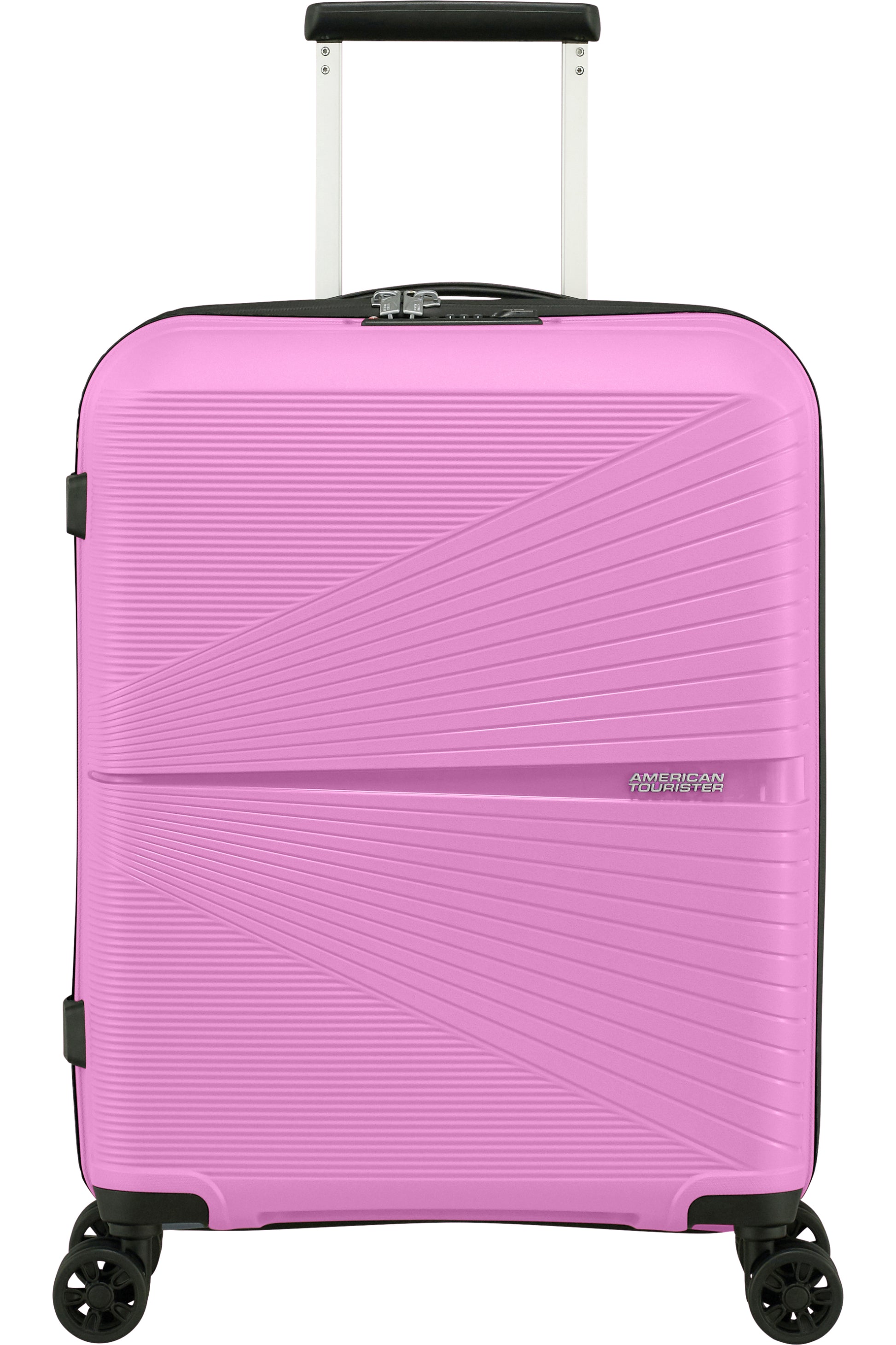 American Tourister Handgepäck-Trolley – Hartschale, 4 Doppelrollen, mit TSA, Pink Lemonade, 40 × 50 × 20 cm