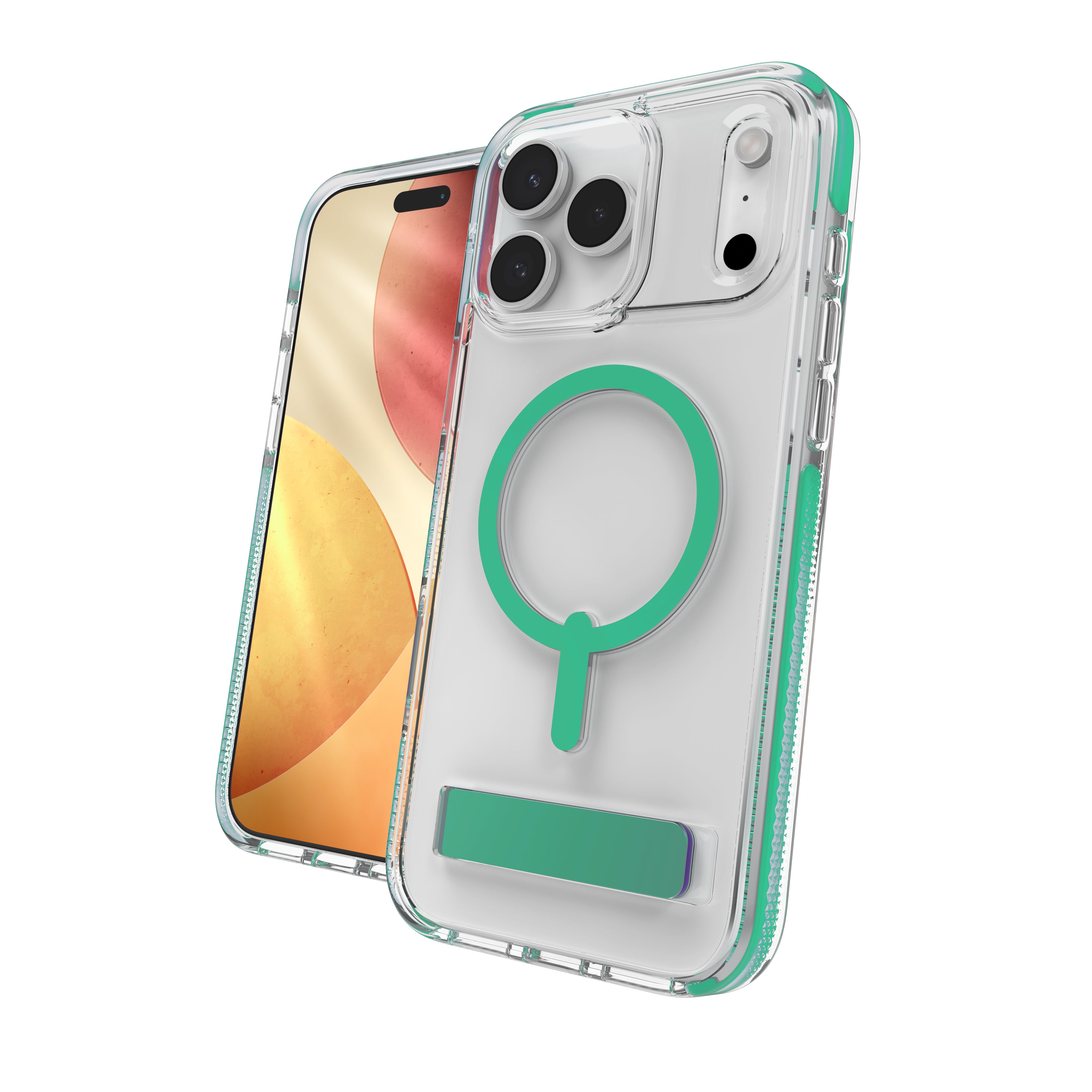 ZAGG Santa Cruz Snap Backcover – für Apple iPhone 17 Pro Max, Graphen, Mystic Green, bis 4 m Sturzsicher