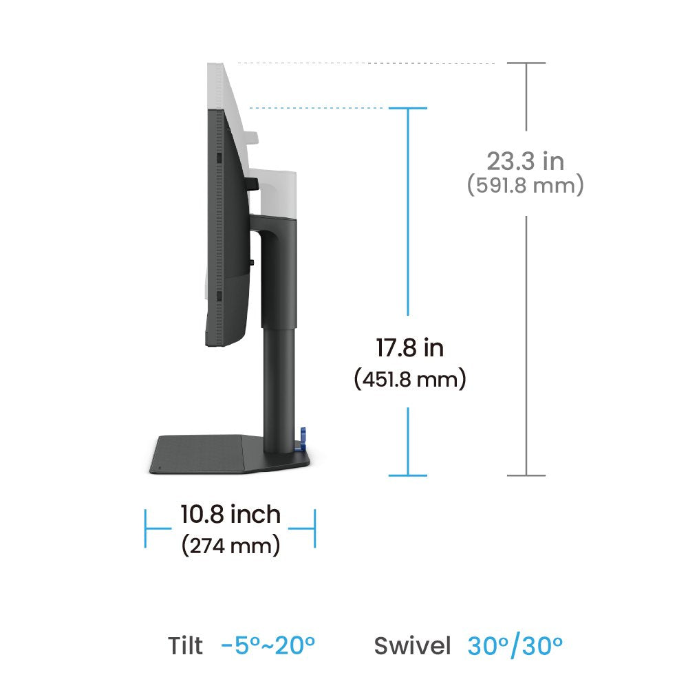 BenQ SW242Q – Monitor, 23,8" 1920 × 1080 (Full HD), IPS, 250 cd/m²