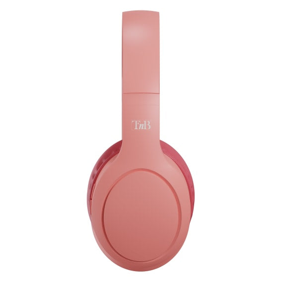 T'nB Tone On-Ear Kopfhörer – Stereo, Kabel + BT, 3,5 mm Klinke, faltbar, Terrakotta, BT 5.1