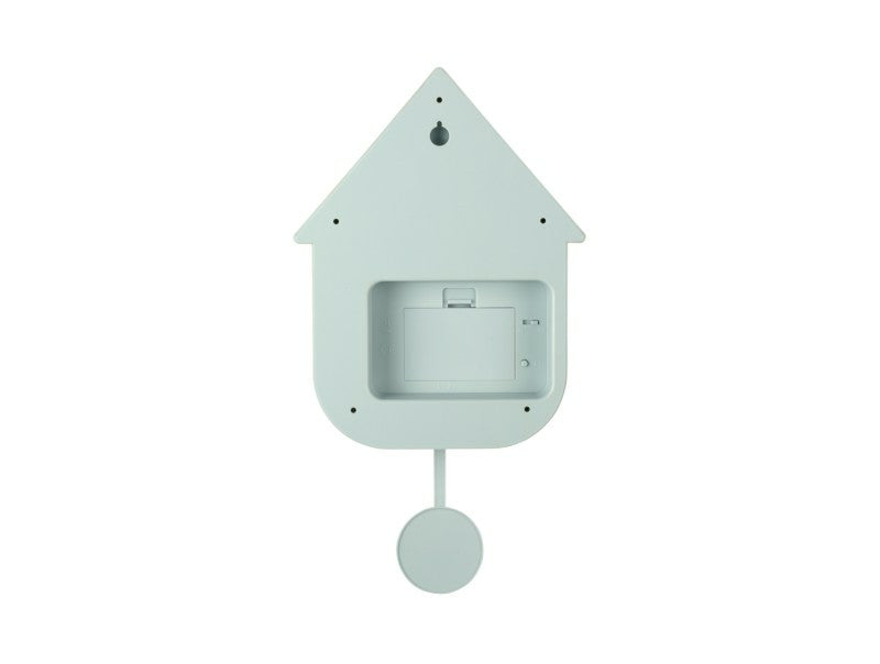 Karlsson Moderne Kuckucksuhr – 21,5 × 41 × 8,5 cm, hellblau, Kunststoff