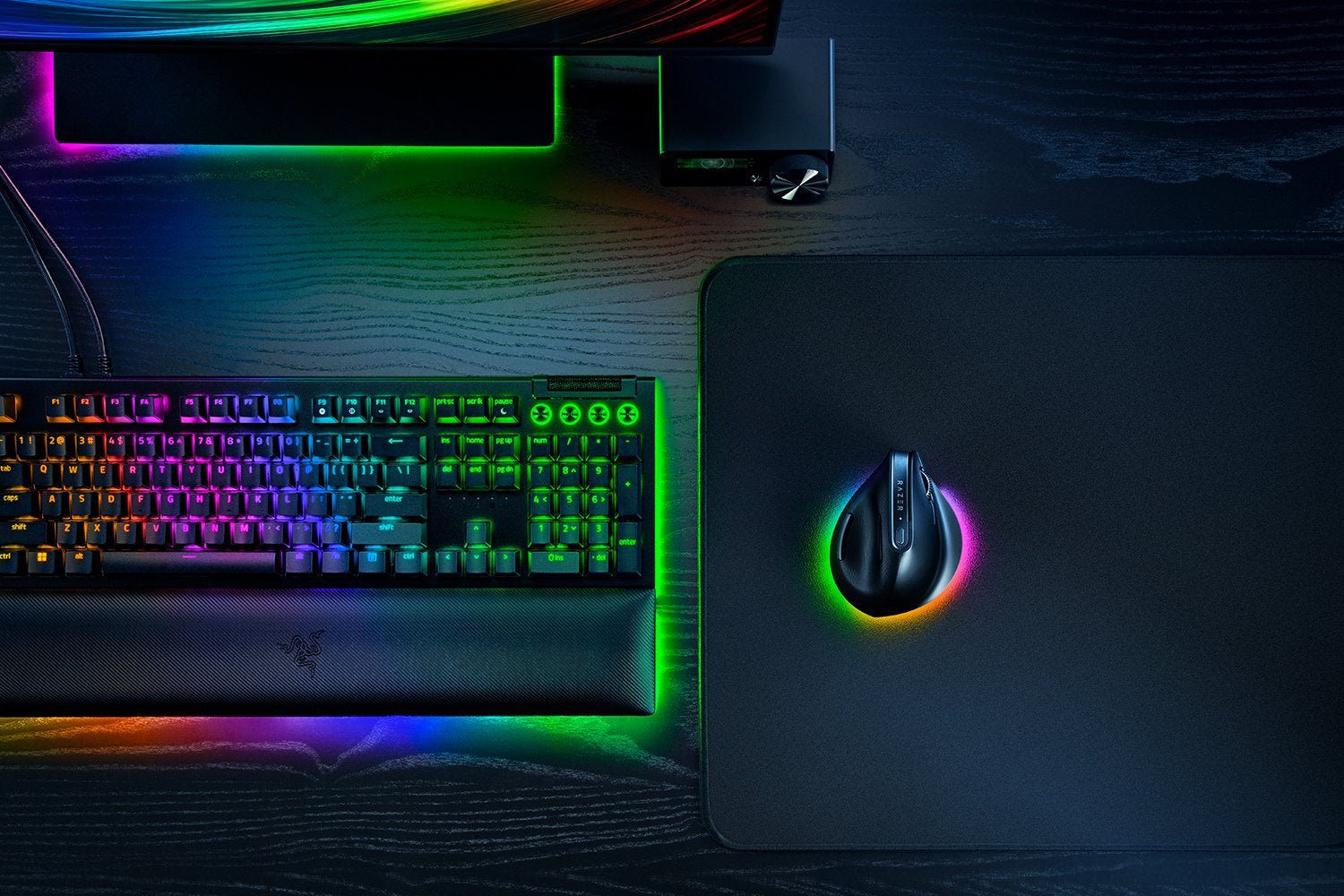 Razer Pro Click V2 Vertikale Gaming-Maus – Kabellos, Rechtshänder, Daumentaste, Schwarz