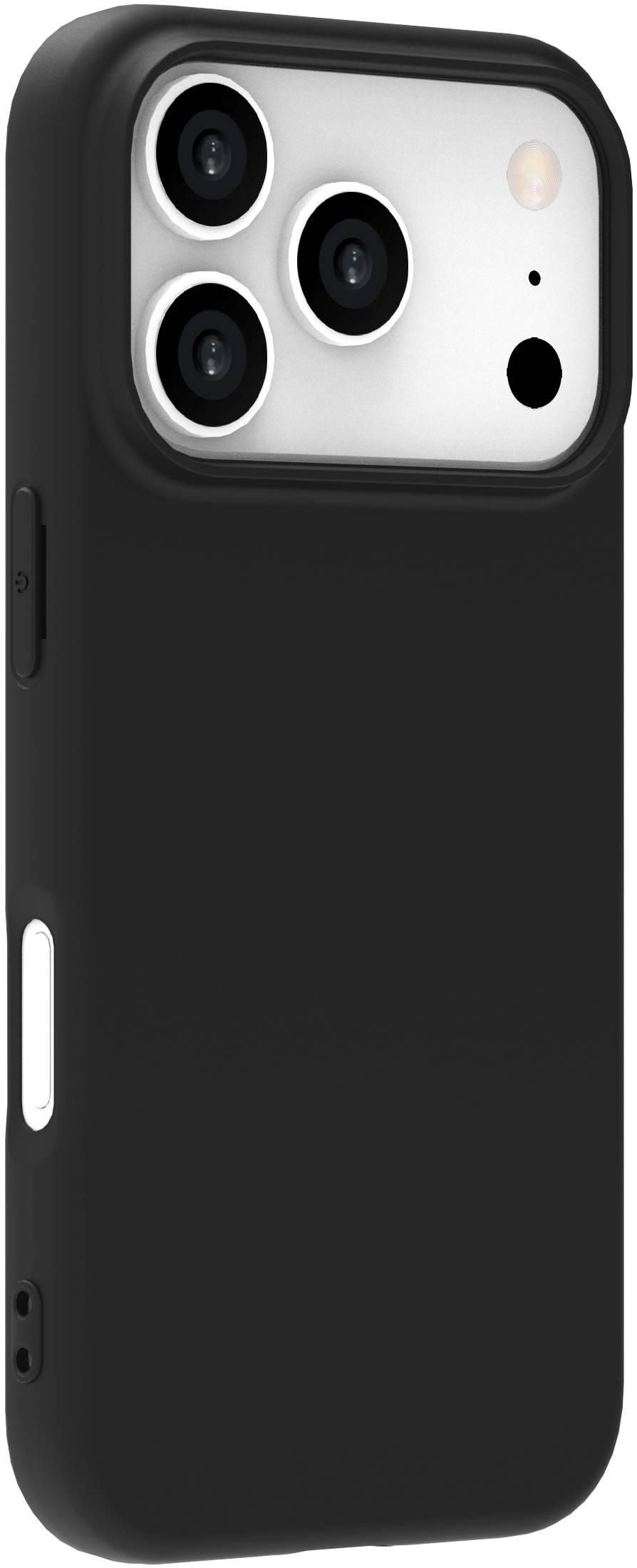 eSTUFF INFINITE Vienna Backcover – für Apple iPhone 17 Pro, MagSafe, TPU, Schwarz, bis 1,2 m sturzsicher