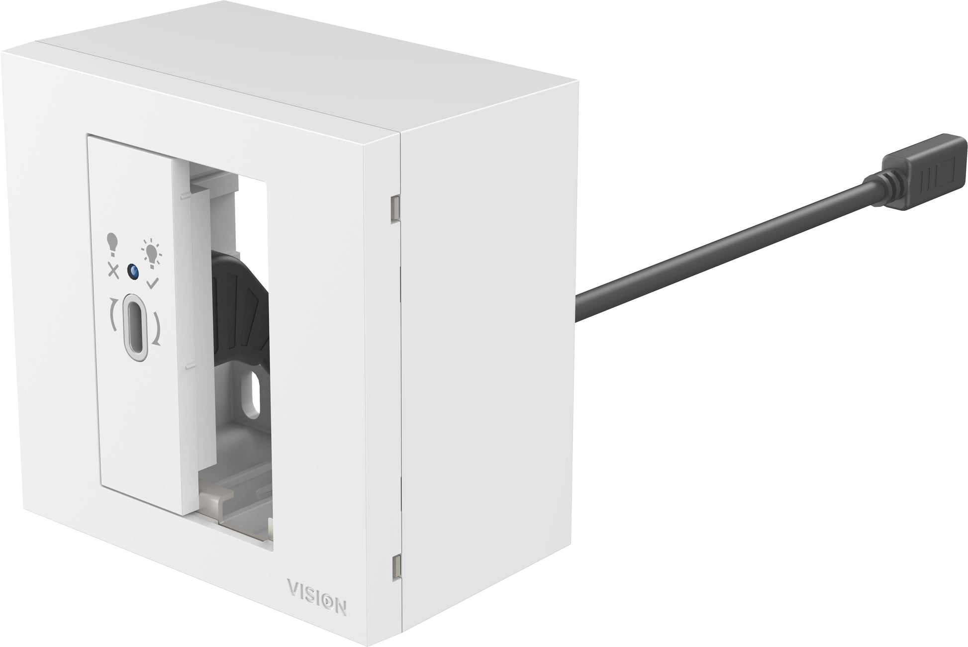 Vision TC3 USBCFF – Techconnect Modul, 1× USB-C, USB 3.2 Gen 1, USB-PD 100 W, Weiss