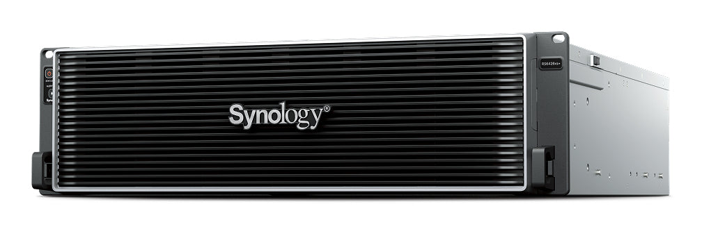 Synology RS6426XS+ – 16-Bay Rack 3U SAN – Intel Xeon D-1739, 16 GB RAM, 10GbE, redundantes Netzteil, für 2,5"/