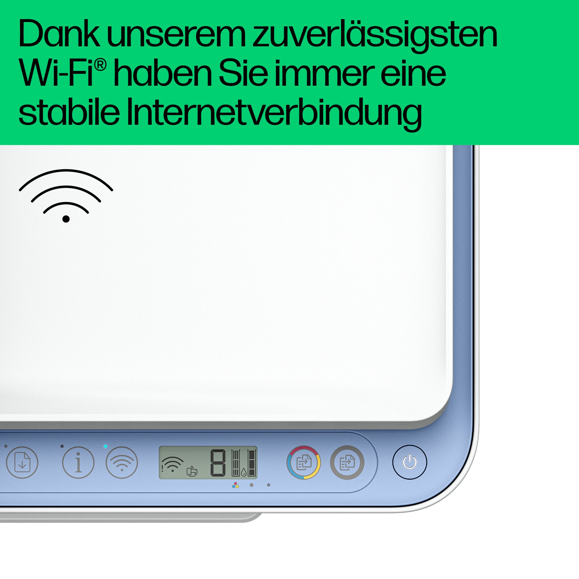 HP DeskJet 4222e All-in-One – Farbtintenstrahl-Multifunktionsdrucker, A4, 3-in-1, Duplex, ADF, WLAN, AirPrint