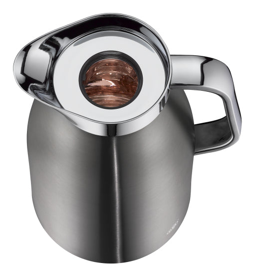 Alfi Thermoskanne – 650 ml, H 21,5 cm, Edelstahl, Grau, mit Deckel, vakuumisoliert, BPA-frei