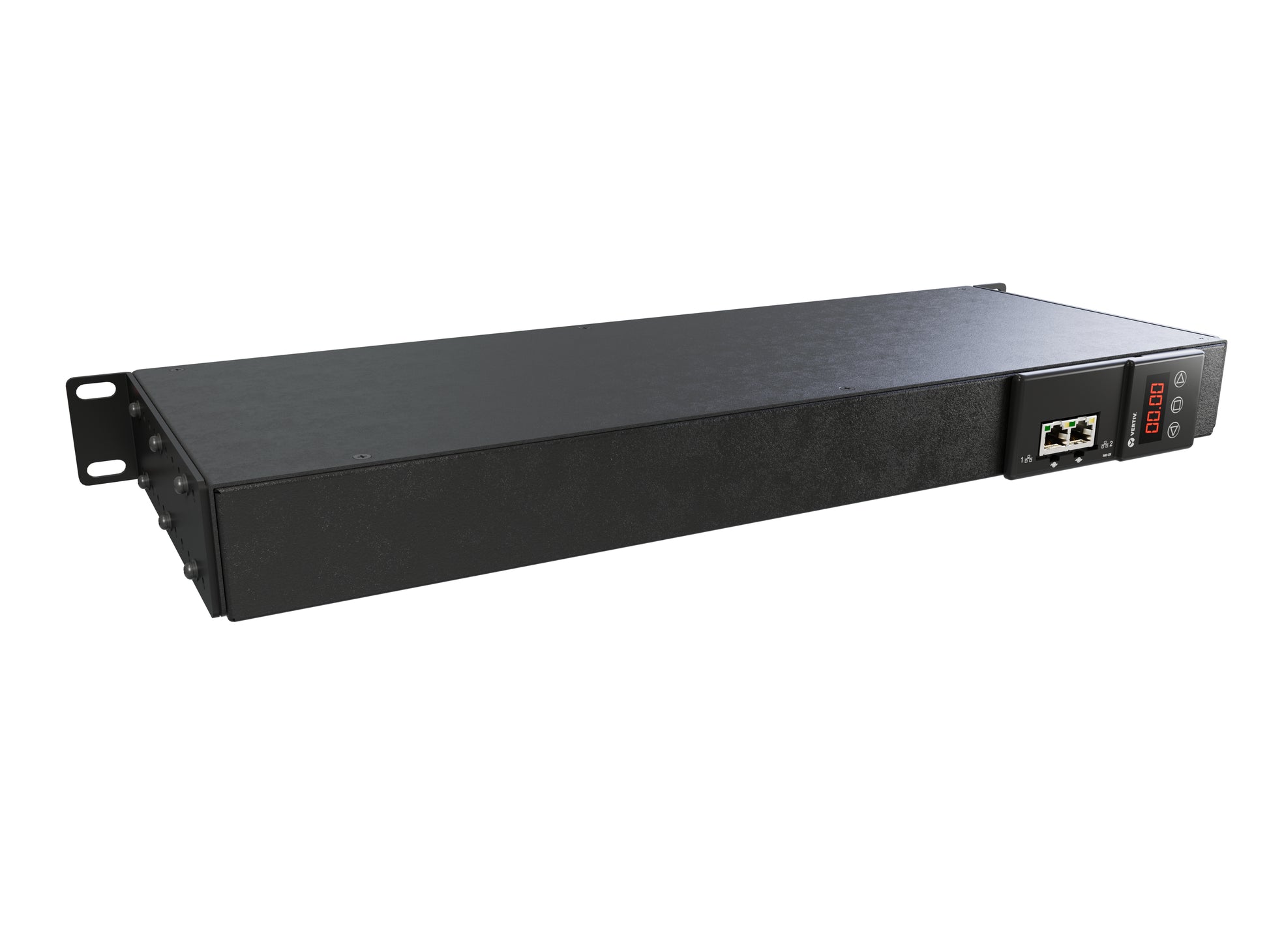 Vertiv EP4G81A0 Rack-PDU (überwacht) 3600 W – 1U, Schuko (Typ F) 16 A – Typ F×6, RJ-45×2