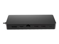 HP Multiport-Adapter – USB-C, 1× DP, 1× HDMI, 2× USB-A, 2× USB-C, 90 W PD, GbE, für Windows/Mac