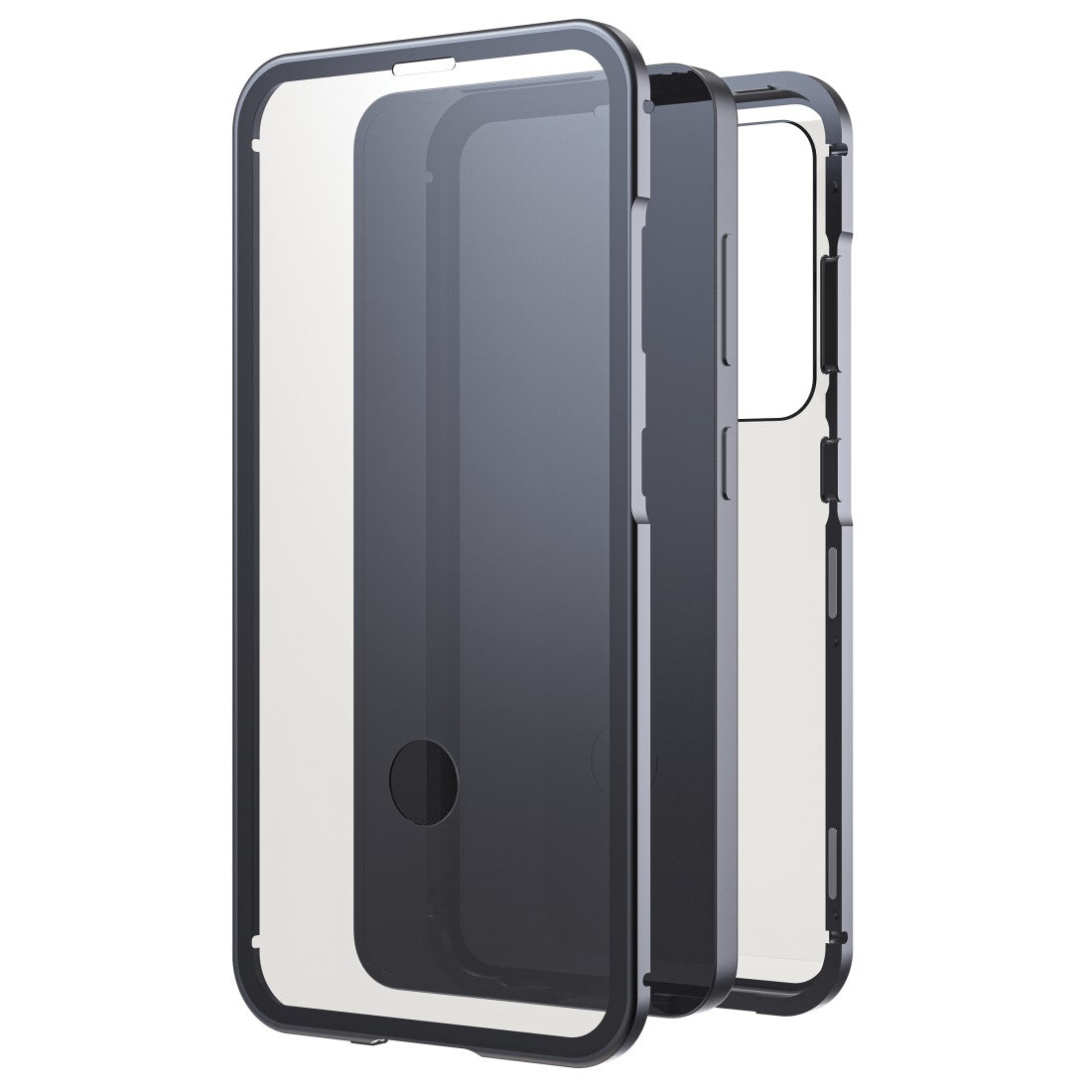 Black Rock Backcover – für Samsung Galaxy S25 – schwarz – Glas