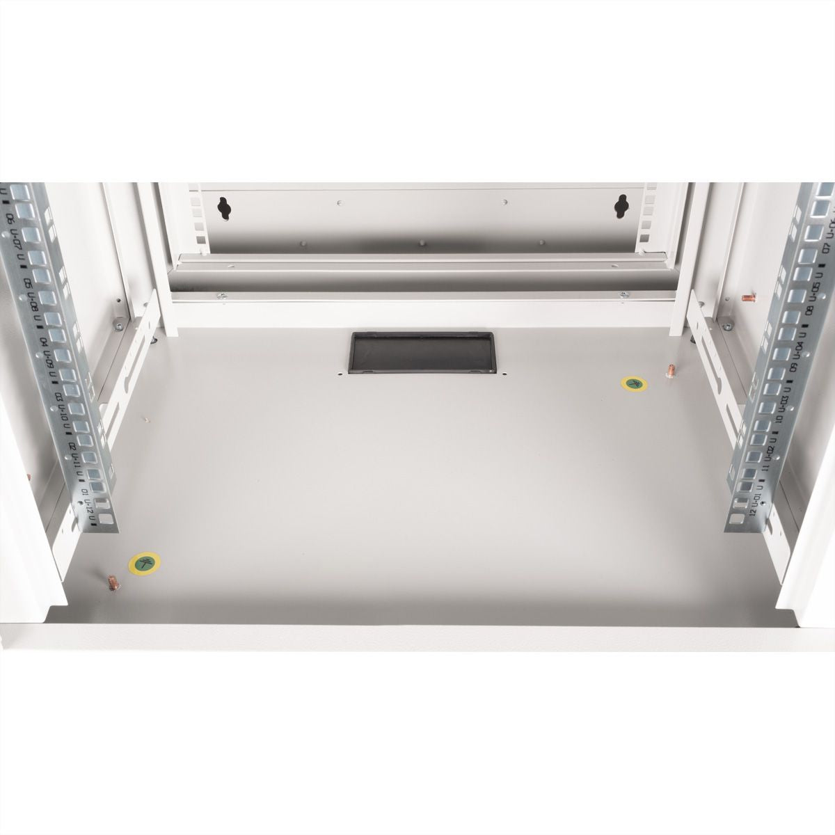 ROLINE Pro – 19" Wandverteiler 12U, IP20, abschliessbar, 600 × 600 × 640 mm, lichtgrau, Stahl