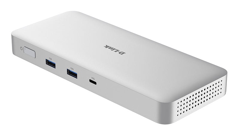 D-Link Dockingstation – USB4, 2× DP, 3× USB-A, 1× USB-C, 100 W PD, 2,5GbE