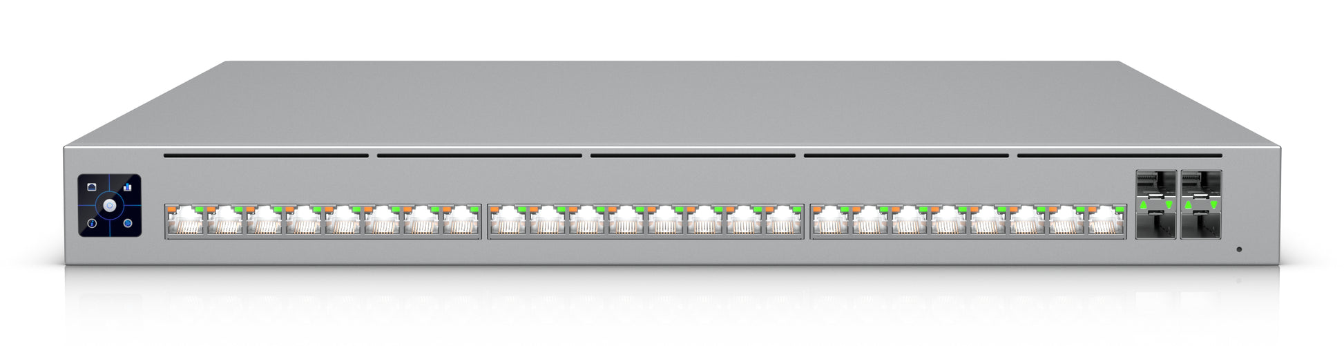 Ubiquiti Managed Switch – 16×10G, 8×2,5G, 2×QSFP28, 4×SFP28, L2/L3, PoE++ 1050 W, 1U