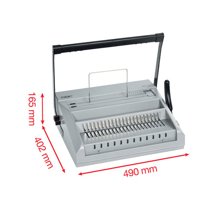 GBC MultiBind MB20 Bindegerät – Plastik- und Drahtbindung, für 21-Loch und 34-Loch, A3, bis 20 Blatt