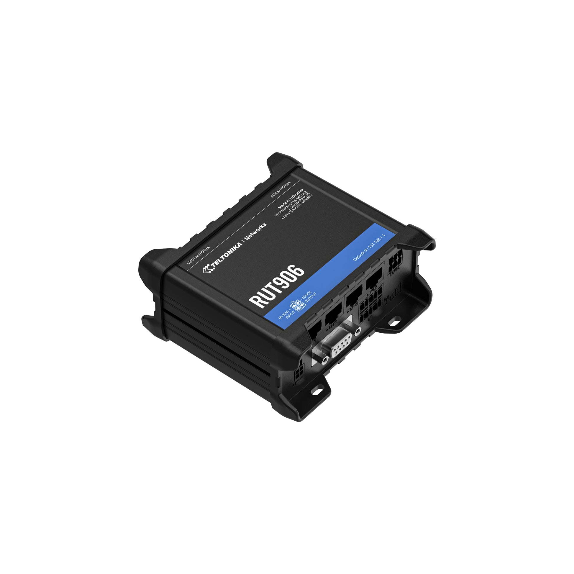 Teltonika RUT906 – VPN-Router – 4×10/100 Mbit/s, Backup-WAN, OpenVPN/IPsec/WireGuard