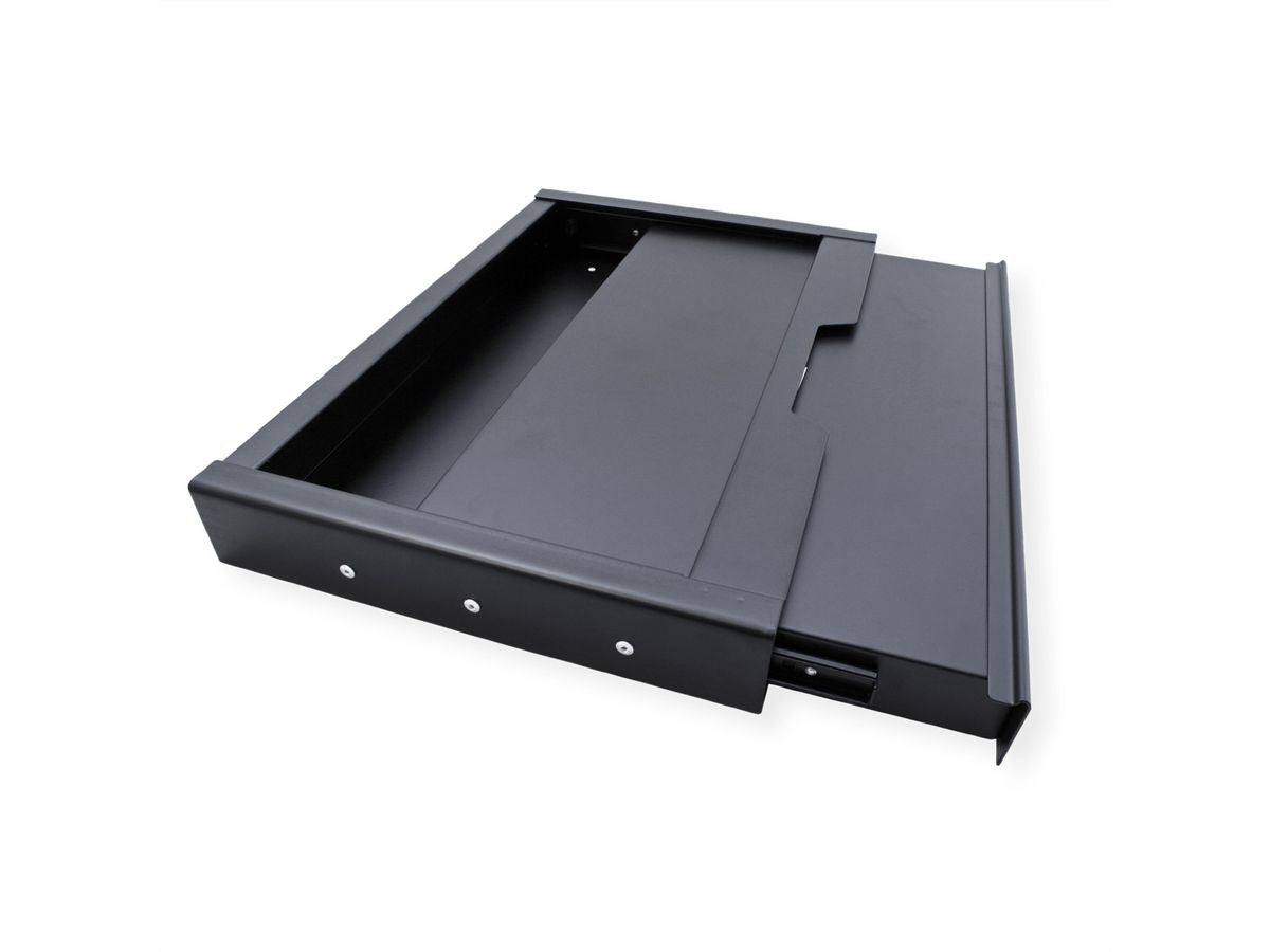 ROLINE Schublade – für Tischplatten ab 18 mm, schwarz
