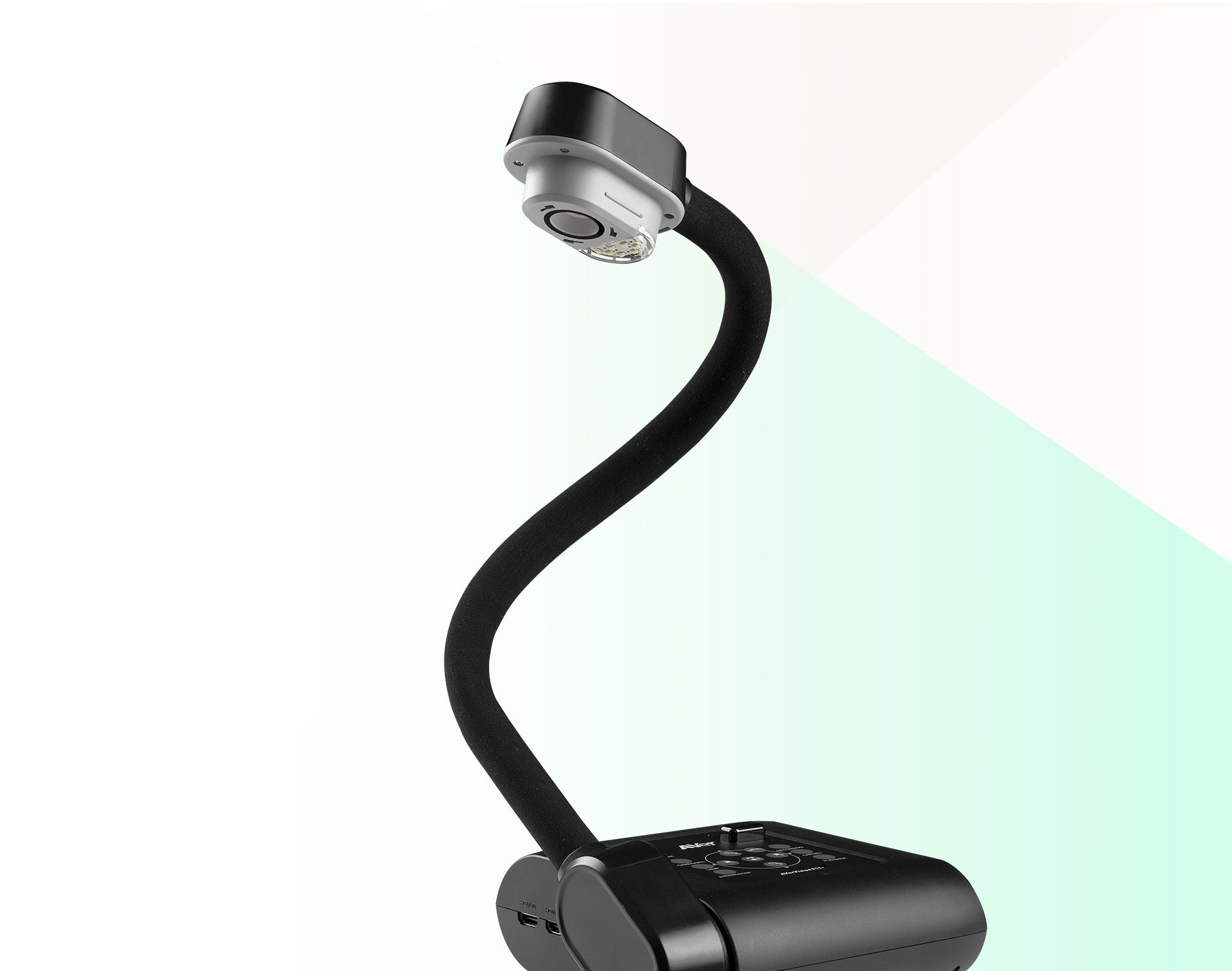 AVer F17+ – Visualizer/Dokumentenkamera, 1/3,06", 13 MP, 4K60, 23× digitaler Zoom, HDMI/VGA/USB, schwarz