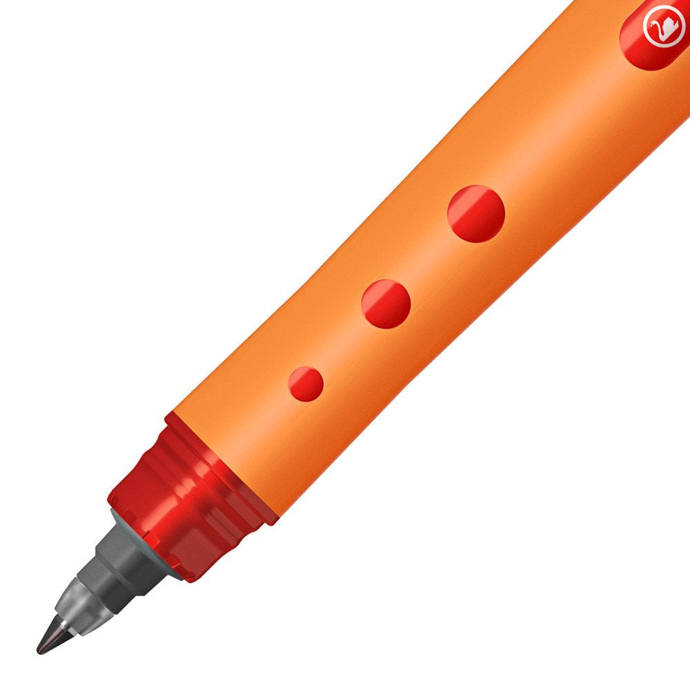 STABILO worker+ – Tintenroller, mit Kappe, 0,5 mm, rot