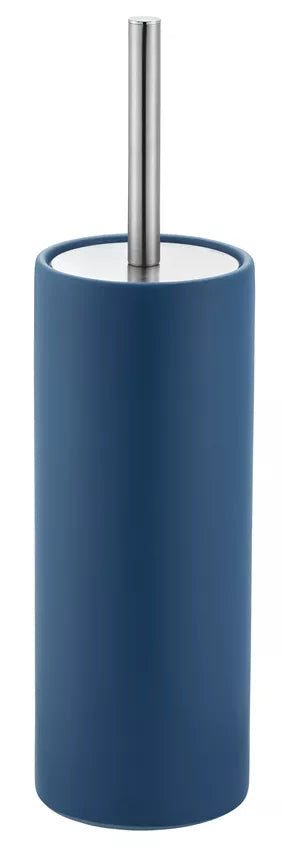 Diaqua WC-Bürstenset – Keramik, Indigo, bodenstehend, mit Deckel, H 39 cm, Ø 10,5 cm