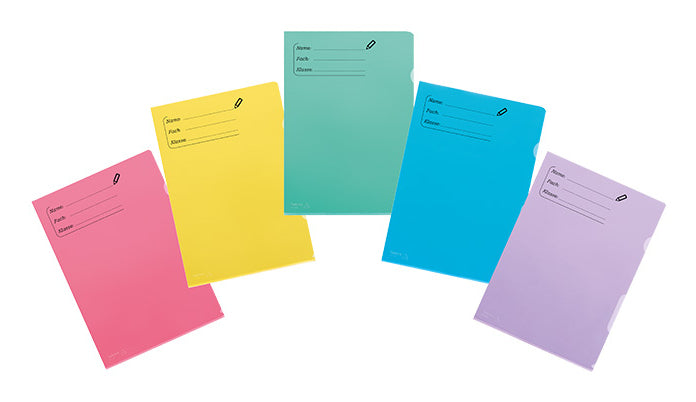 Kolma Sichtmappe A4 – 10er-Pack, sortiert, Kunststoff, 100% rezyklierbar