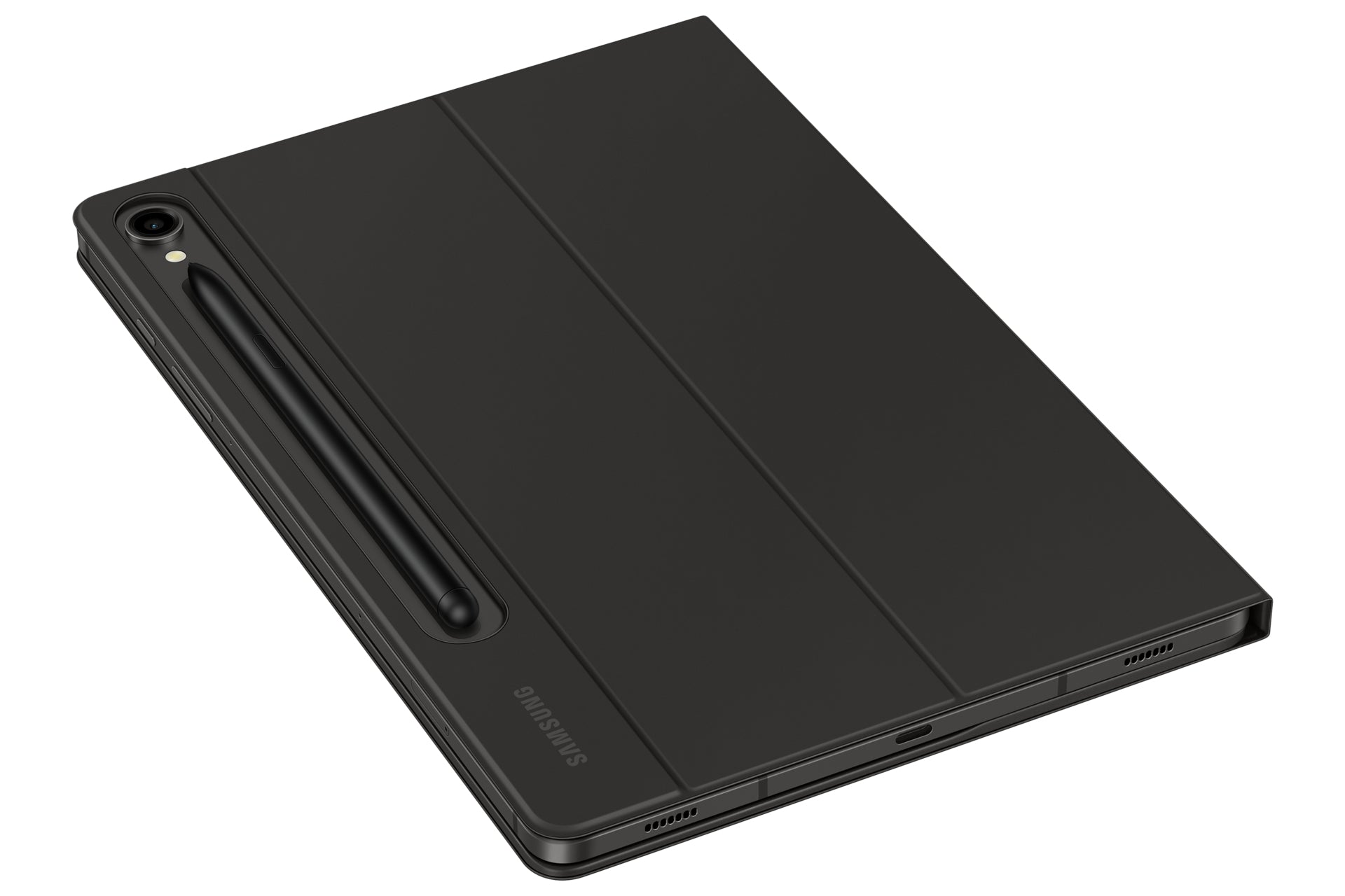 Samsung Tastatur, kabellos (Bluetooth), nordisch, 65%, mit Touchpad, schwarz – für Galaxy Tab S9 & Galaxy Tab