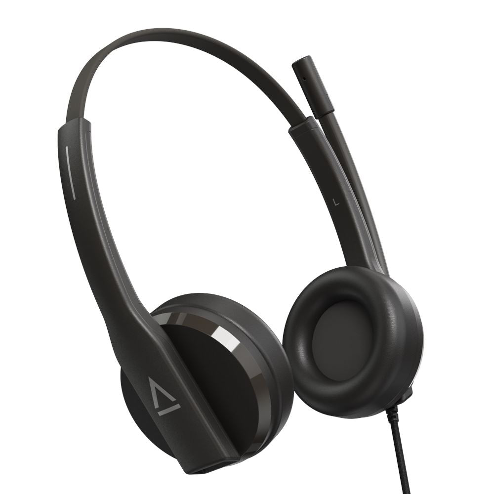 Creative Labs Creative HS-230 Office-Headset – On-Ear, Stereo, Kabelgebunden, 3,5 mm Klinke + USB-A, MS Teams zertifiziert, Schwarz