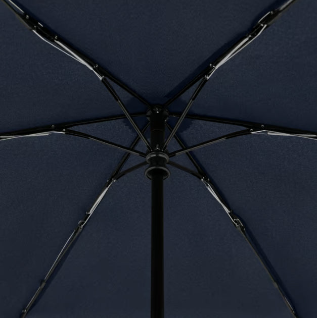Knirps Taschenschirm U.200 – Auf/Zu-Automatik, Ø 95 cm, L 26 cm – Navy – HeatShield-Beschichtung, windfest