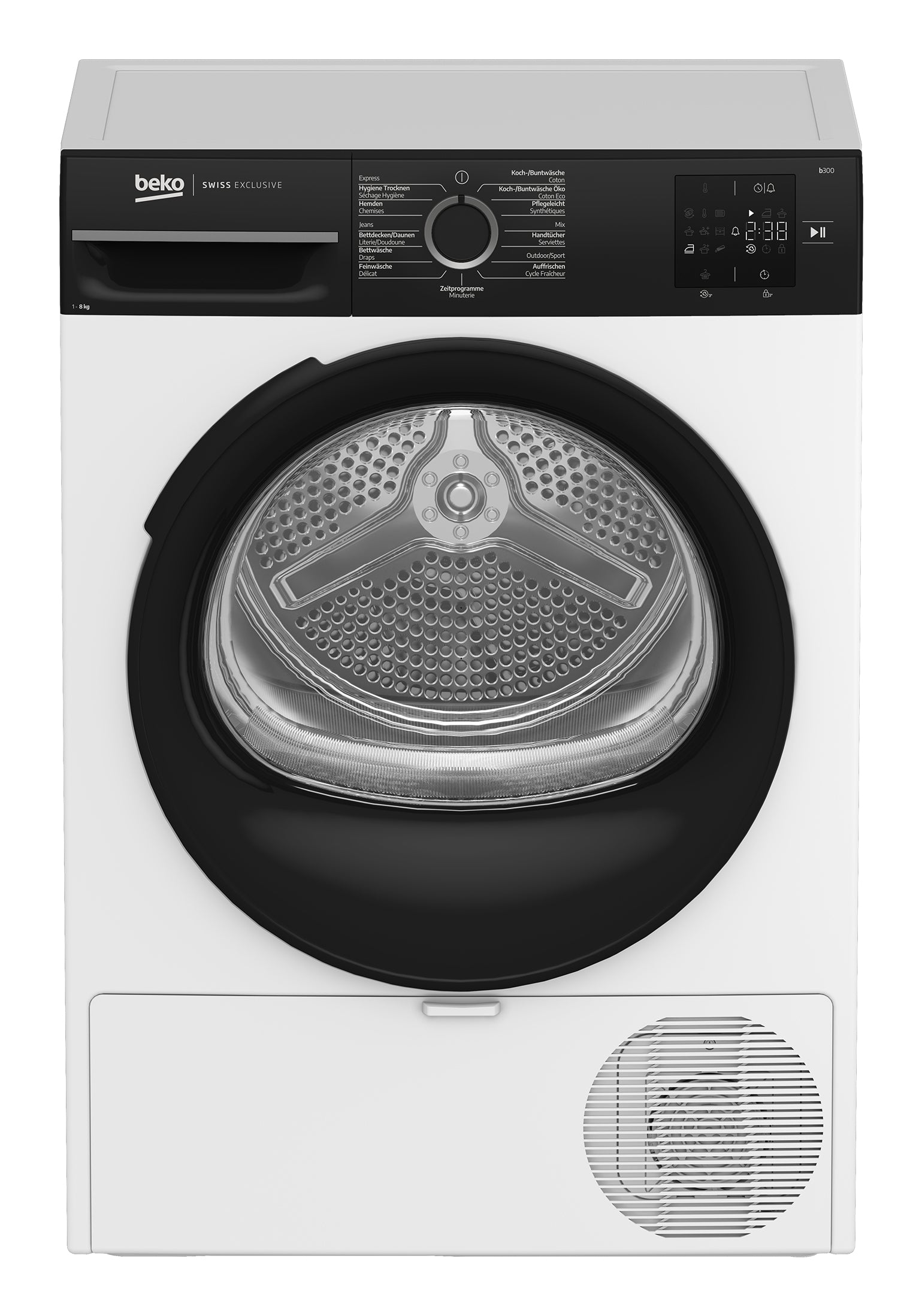 Beko Wäschetrockner TR218C – 8 kg, Wärmepumpe, Energieklasse C, 64 dB – Weiss