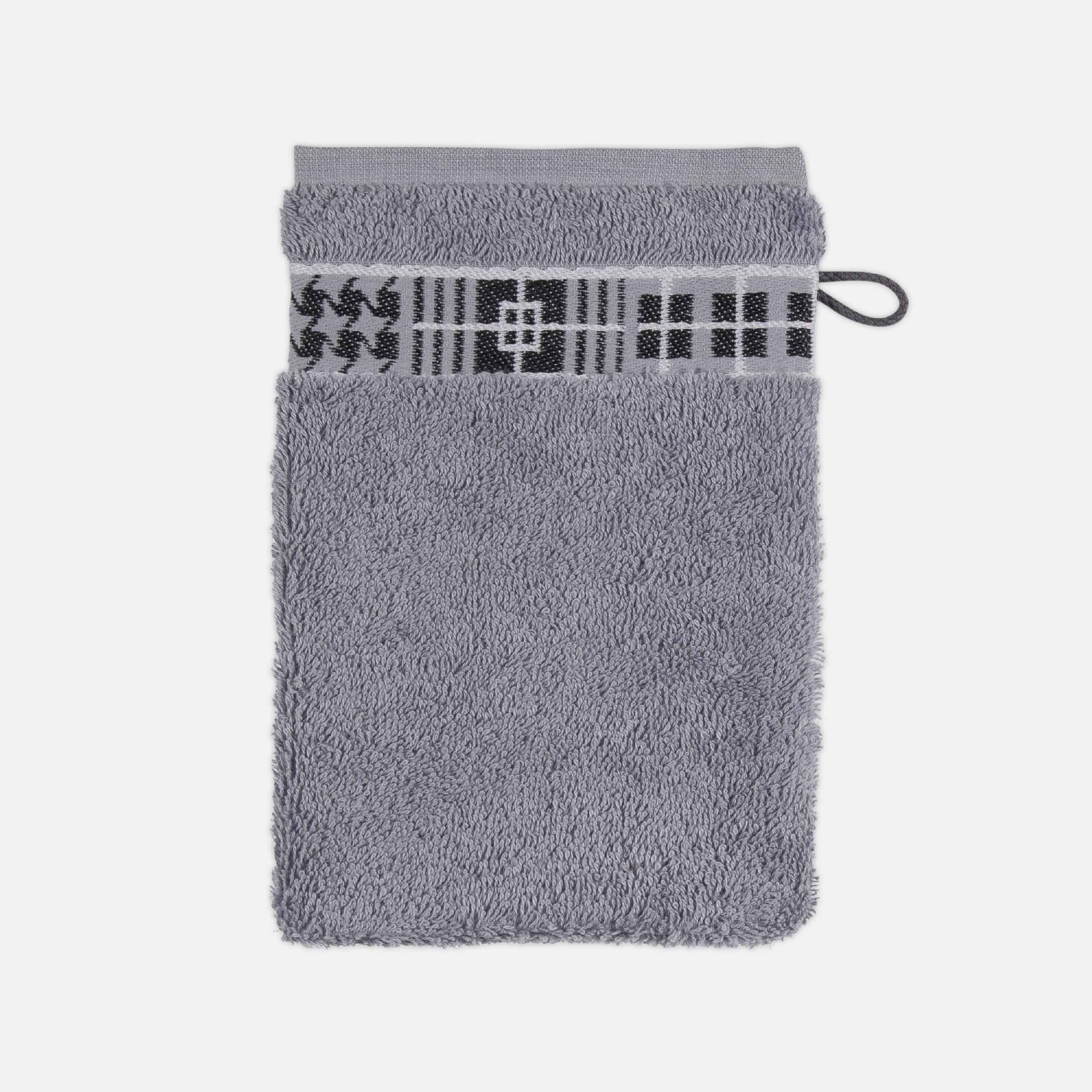 Frottana Waschlappen Fjord – 15×20 cm, Baumwolle, 500 g/m², Granit