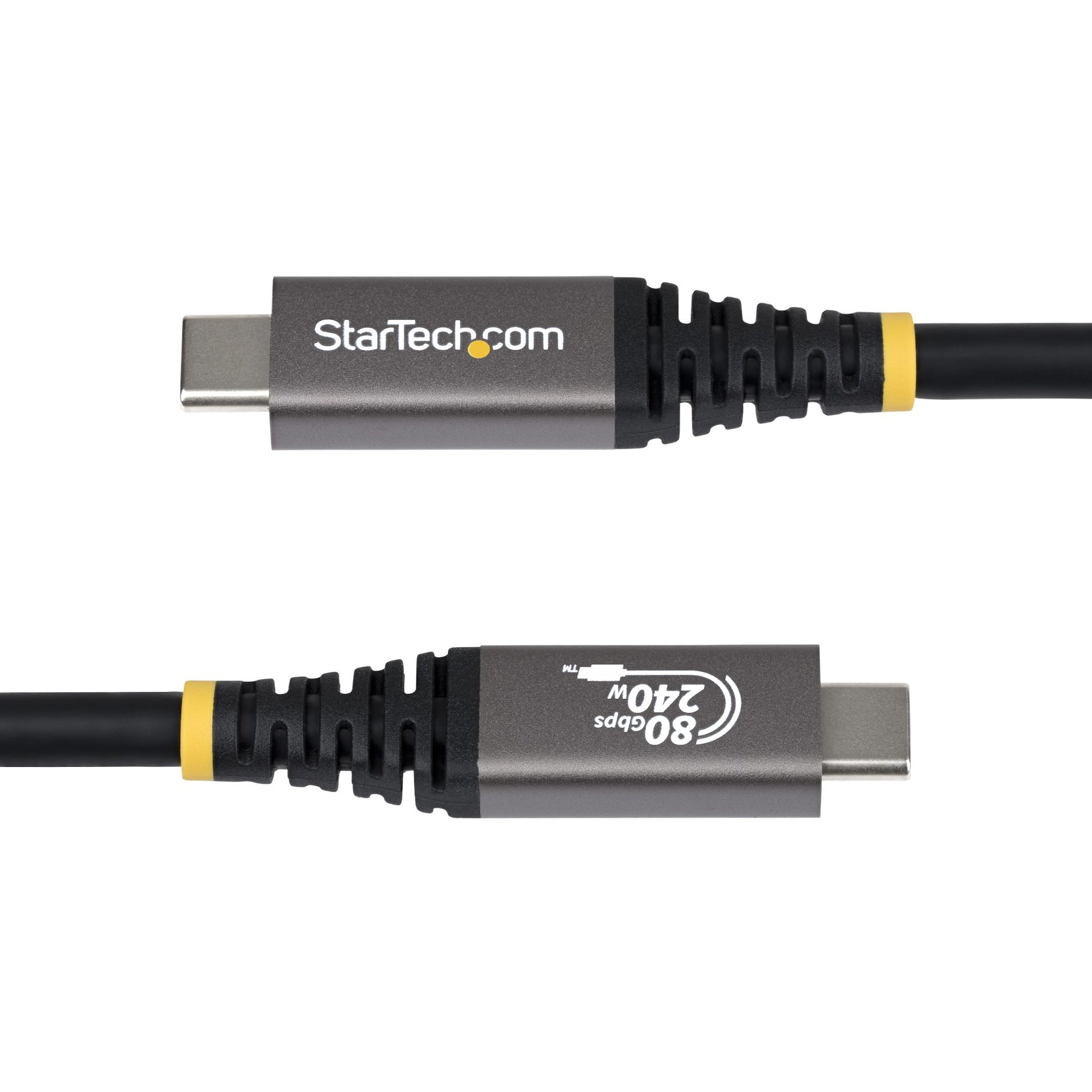 StarTech.com USB-C auf USB-C Kabel – USB4 80 Gbit/s – 1,5 m – PD 240 W – 8K/120 – USB-IF zertifiziert