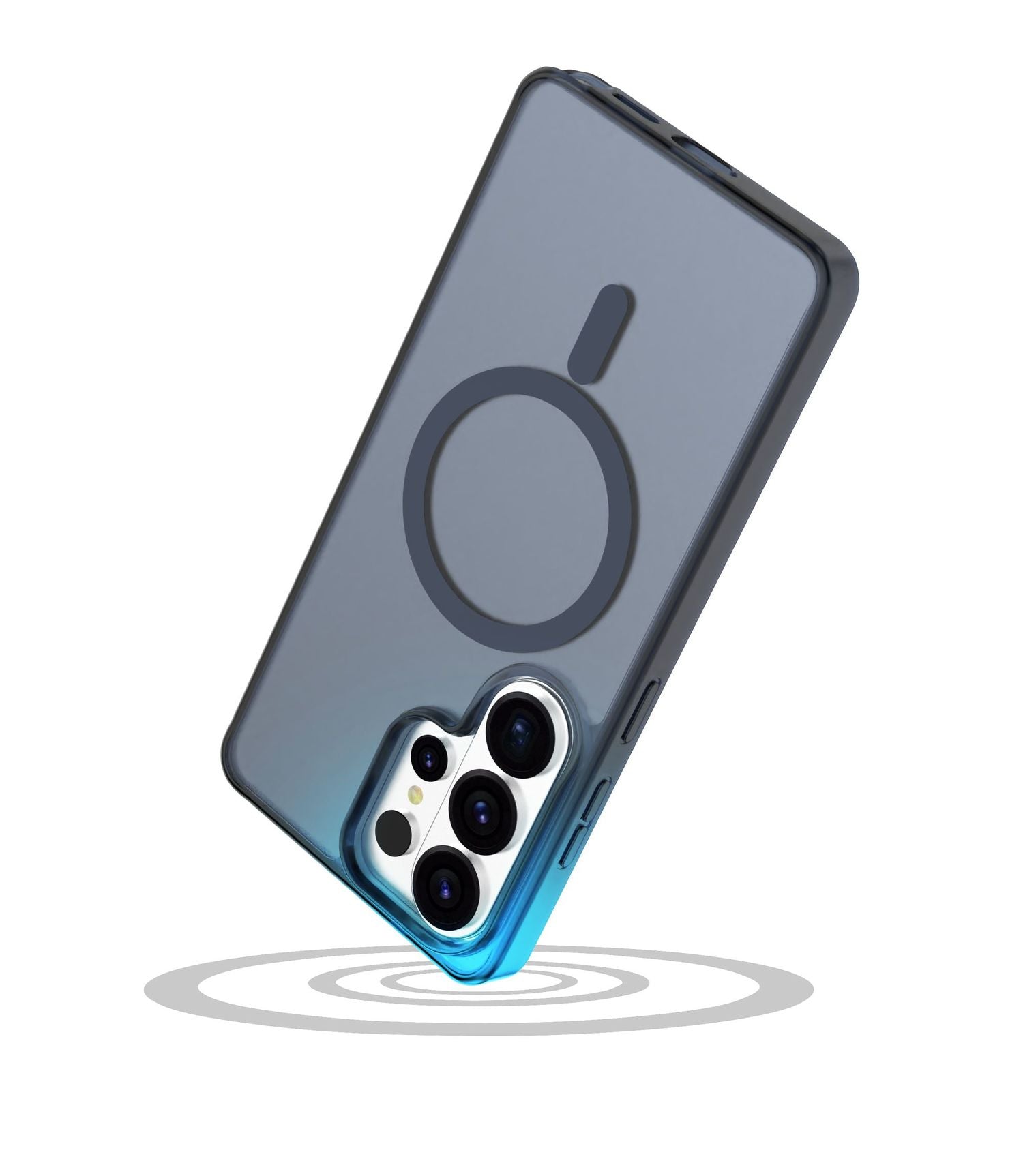 Cellularline Frosty Mag Backcover – für Samsung Galaxy S26 Ultra, MagSafe, Kunststoff+Gummi, Blau