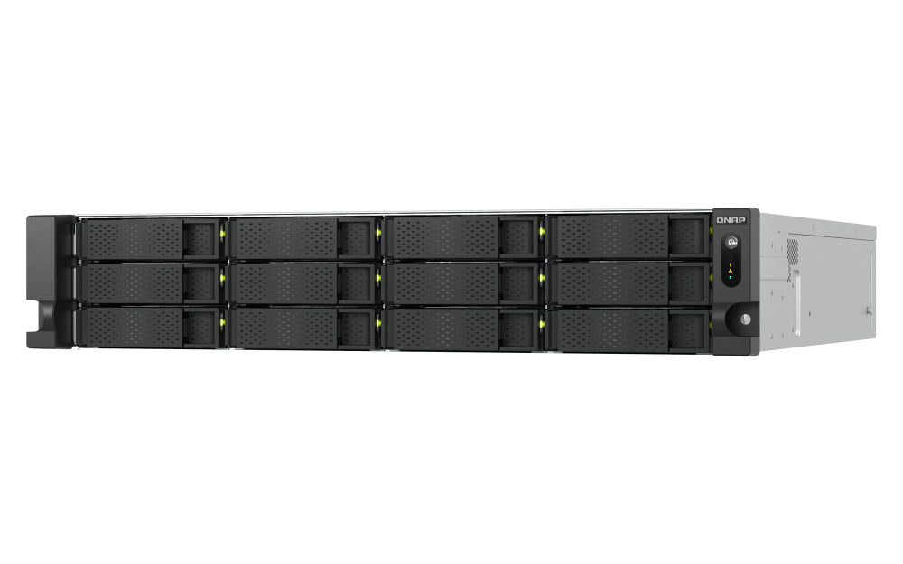 QNAP TS-h1277AXU-RP – 2U 12-Bay NAS, AMD Ryzen 5 Pro 16 GB DDR5