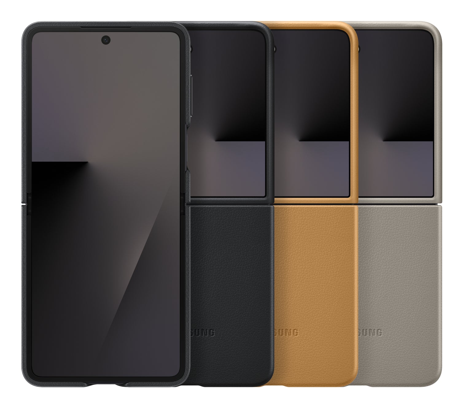Samsung Backcover – für Samsung Galaxy Z Flip7 – Taupe – Silikon
