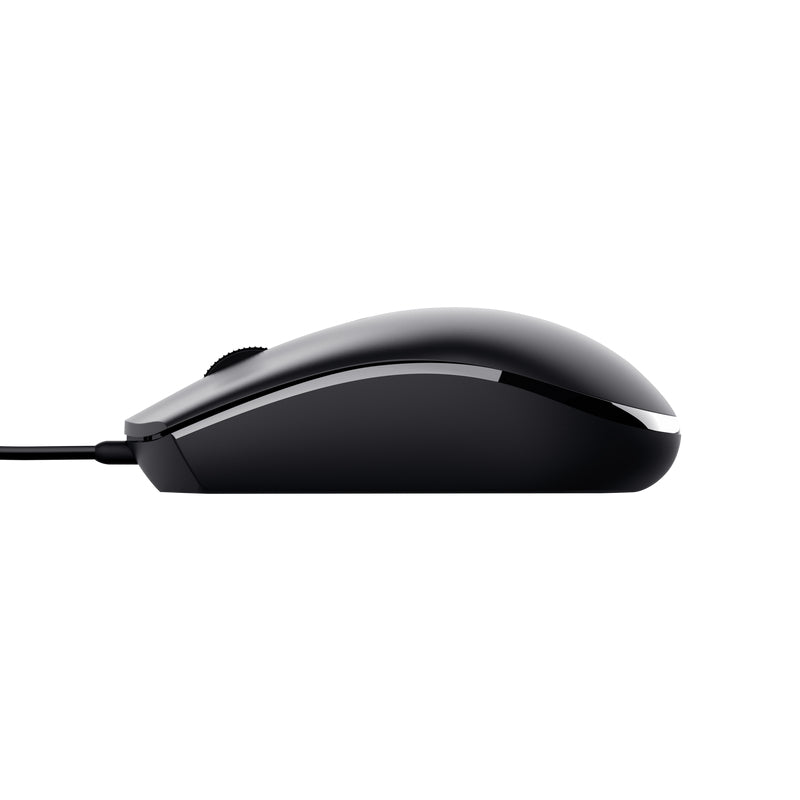 Trust TM-101 ECO für B2B – Maus – Kabelgebunden (USB-A), 1200 DPI, beidhändig, Schwarz