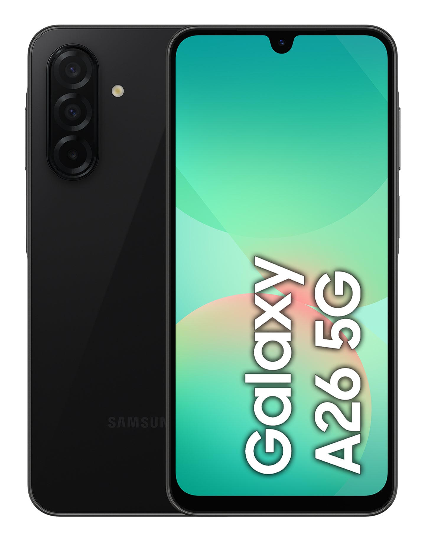 Samsung Galaxy A26 5G – schwarz, 6,7", 1080 × 2340, Android 15, 256 GB, 8 GB, Hybride Dual-SIM, IP67