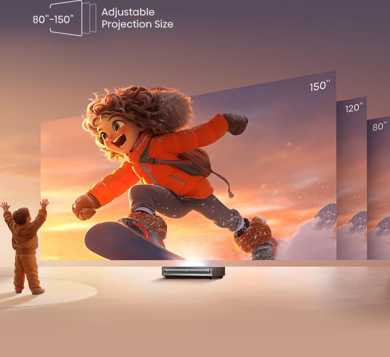 Hisense PX3-Pro – Ultra-Kurzwurf DLP Laser, 4K UHD, 2700 ANSI Lumen, Smart