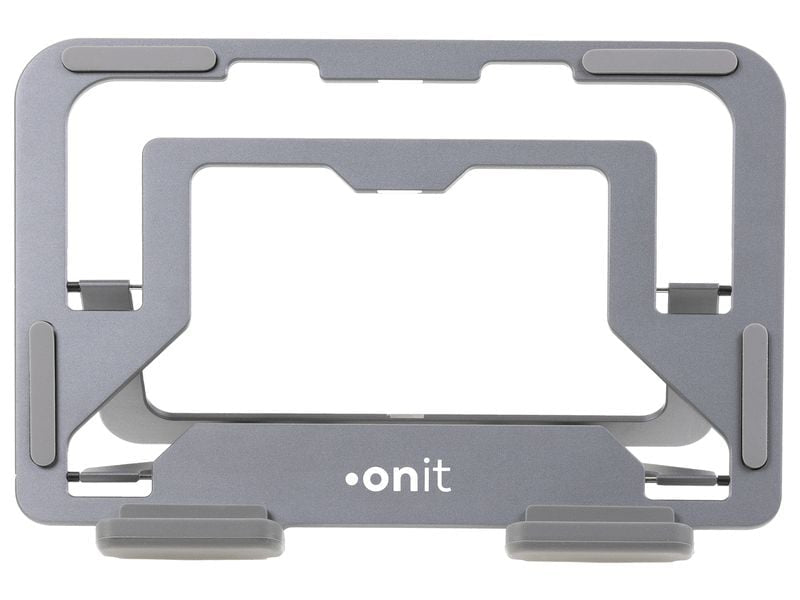 ONIT Laptop-Ständer – bis 14", faltbar, höhenverstellbar – Anthrazit