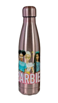 Scooli Kindertrinkflasche 450 ml – Edelstahl, Schraubdeckel, Barbie