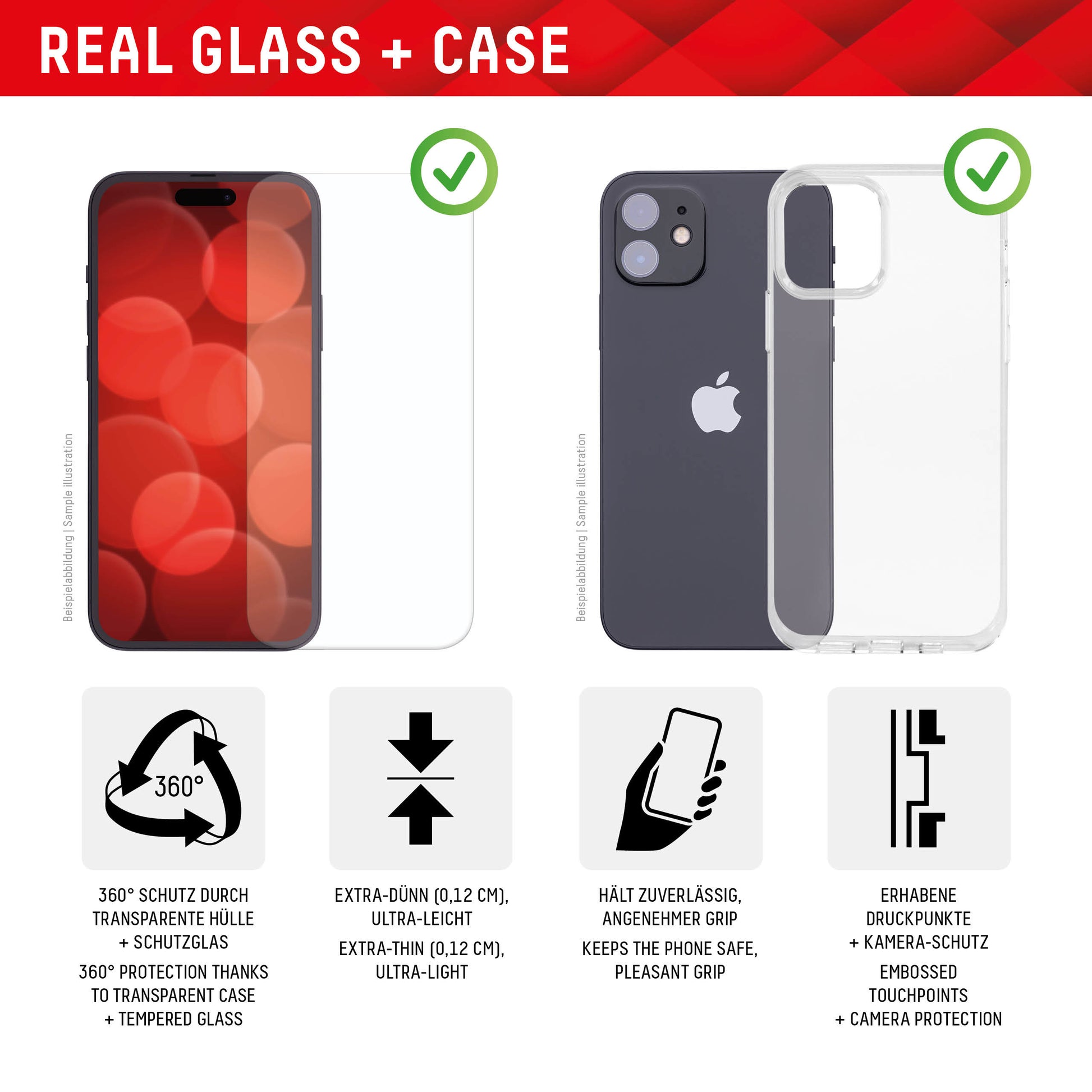 EVI Cover – iPhone 15 Pro, Transparent