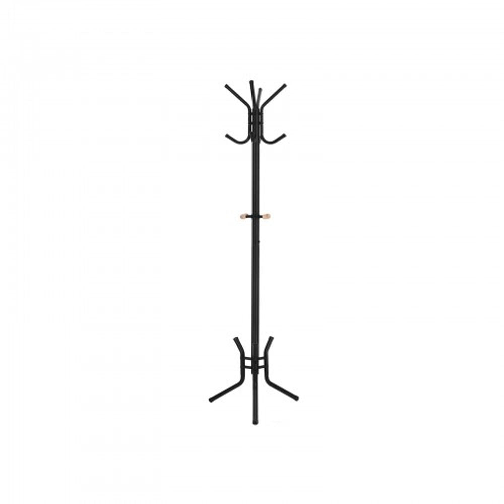 Songmics Garderobenständer – 8 Haken, Stahl, Schwarz