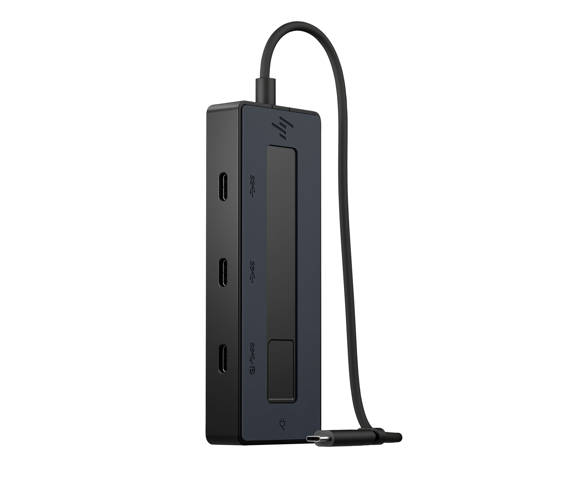 HP Multiport-Adapter – USB-C, 1× DP, 4× USB-C, 65 W PD, für Windows/Mac/ChromeOS