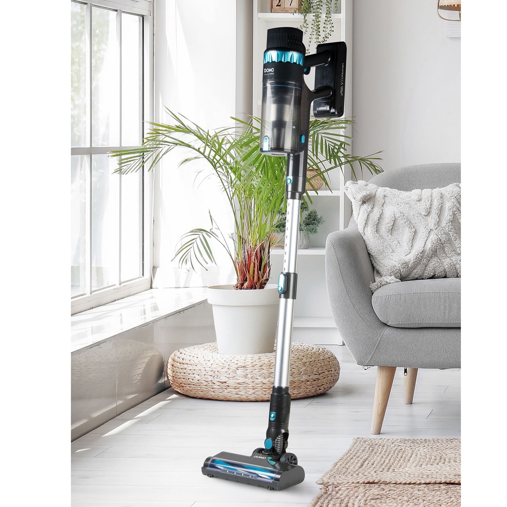 Domo Akkusauger DO244SV – 60 min, 0,8 l, Akkubetrieb, 30 V