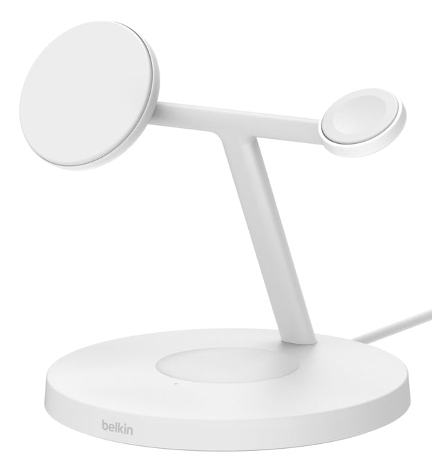 Belkin BOOST CHARGE PRO 3-in-1 Ladestation – 15 W, Qi2, magnetisch – für Apple Watch