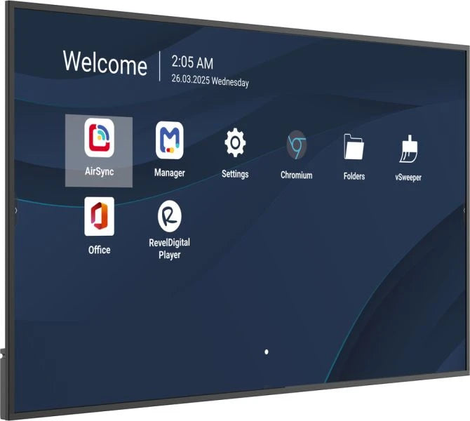ViewSonic CDE7514-2C – Signage-Display, 75", Ultra HD 4K, 500 cd/m², 24/7, Android